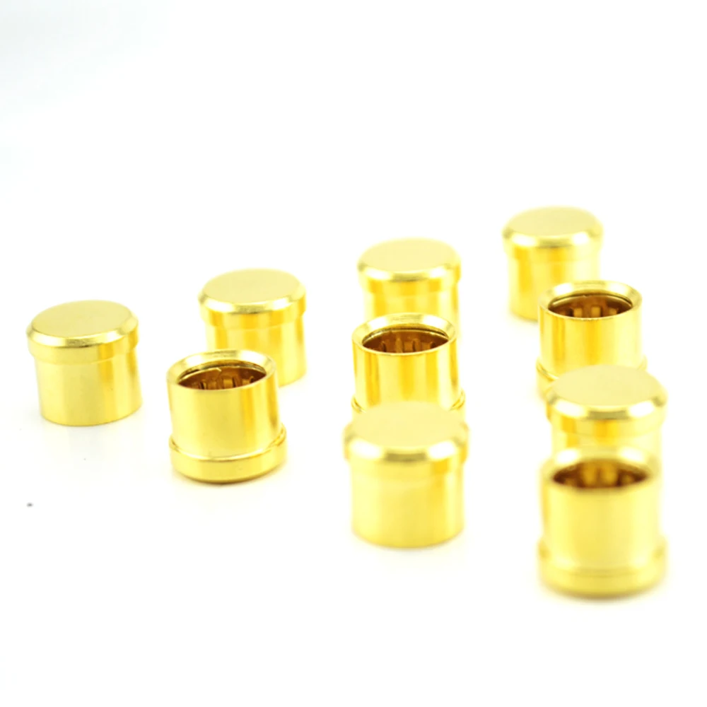 16Pcs Gold Plated RCA Cap Plug Short Circuit Socket Phono Connector RCA