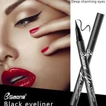 Черная жидкая подводка для глаз, штамп, маркер, карандаш, профессиональная косметика, стрелка для подводки глаз, карандаш для макияжа, водостойкий трафарет, карандаши для глаз/x