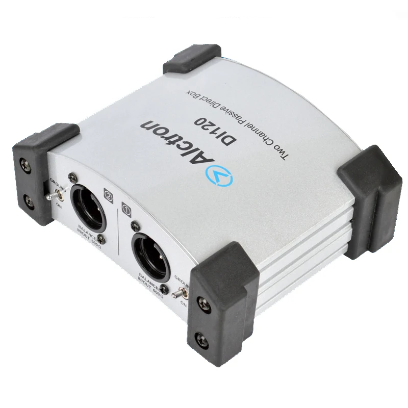 Professional passive DI box used in guitar