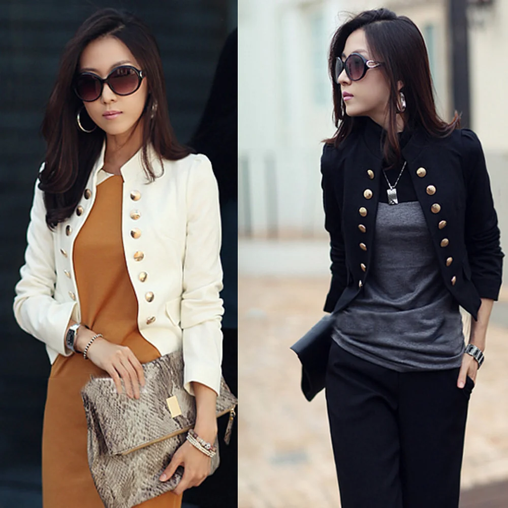2019 Spring Short Suit Double Breasted OL Women Short Blazer Jacket 2019 Spring Short Suit Double Breasted OL Women Short Blazer Jacket