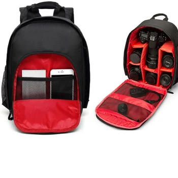 

Coloful Waterproof Multi-functional Digital DSLR Camera Video Bag Small DSLR Nikon Canon Camera Backpack for Photographer