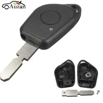 

1 Button Remote Key Fob Case Shell with Blank Blade Fits For PEUGEOT 406