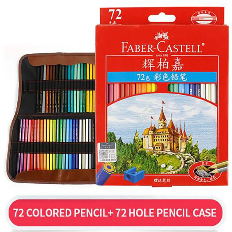 Skup Kolorowy ołówek z torbą profesjonalne malowanie artystyczne kolor oleju pióro z torbą do rysowania szkic szkolne