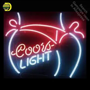 

NEON SIGN for New Coors Light Bikini Girl GLASS Tube Light Sign Store Display Handcraft Design Iconic Sign Beer Bar Pub Signs