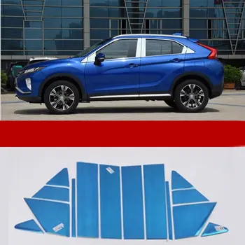 

Fit For Mitsubishi Eclipse Cross Stainless Steel Car Window Pillar Post Covers Trim Sticker External Car Accessories 2018 2019