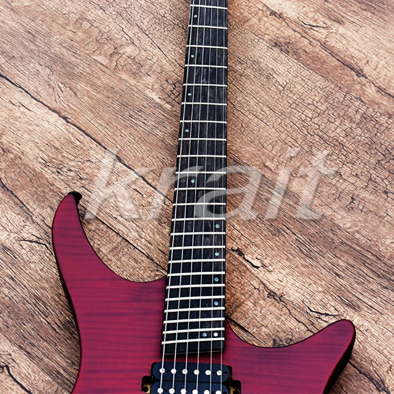 Krait fanned fret безголовая гитара strandberg электрогитара ольховое дерево клен шея Черное дерево fret матовая отделка