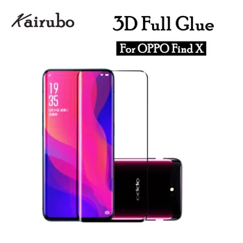 

Full Glue Screen protector For OPPO Find X Tempered glass For Find X Full Cover 3D Curved Edge Tempered Glass Film (20Pcs)