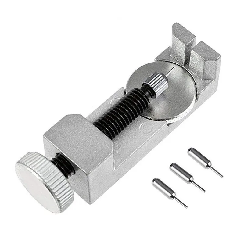 Watch Link For Band Slit Strap Bracelet Chain Pin Remover Adjuster Repair Tool Kit Detaching Device Kits with Free 3 Pins (7)