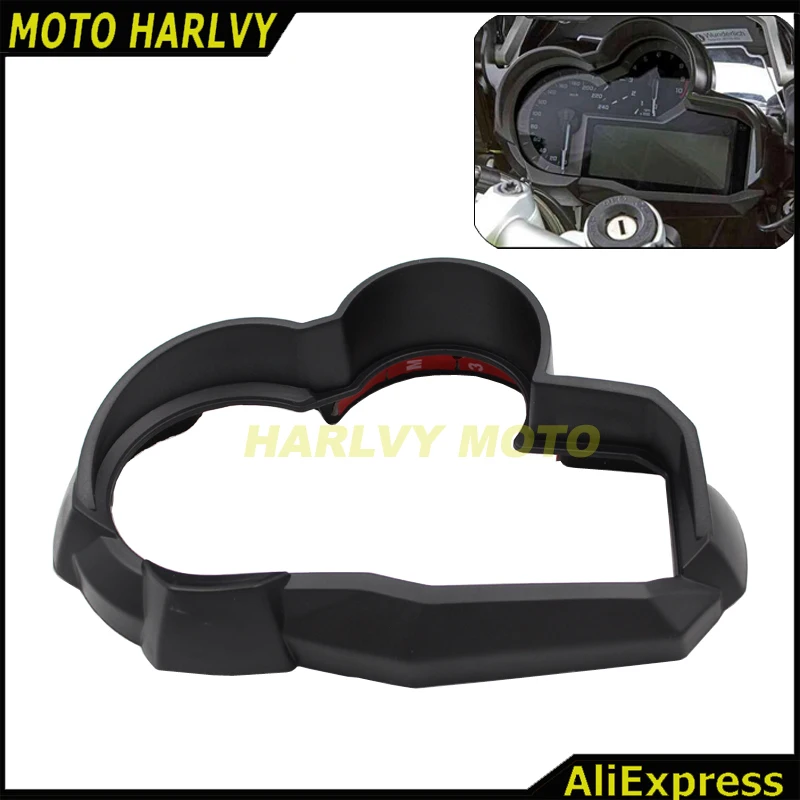 Black Instrument surround with visor For BMW R1200GS & ADVENTUREin