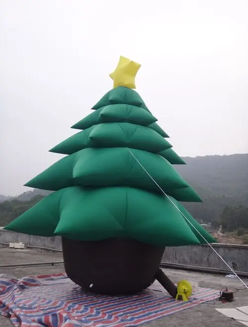 Гигантская надувная елка 16.4ft высокий, надувные рождественские декорации