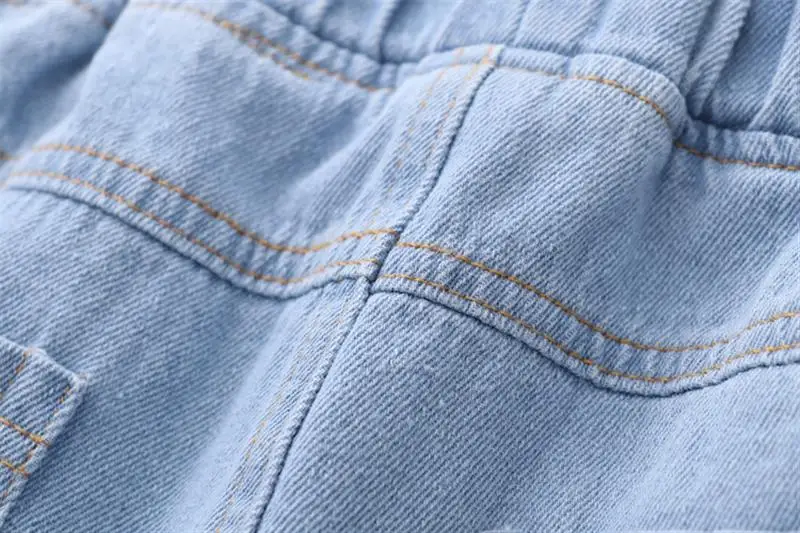 Harajuku милые джинсы Для женщин бархат обирали осень-зима элегантный дизайн милый кот Вышивка Средний штаны с эластичной резинкой на талии