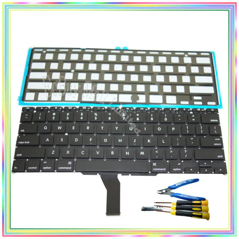 Brand new US Keyboard with Backlight & keyboard screws & screwdriver