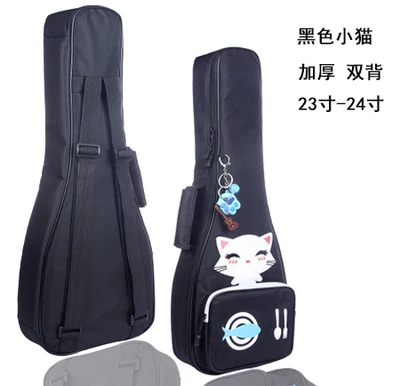 Portable 23 24 concert ukulele bag small guitar backpack waterproof soft gig padded case soft gig cover girl boy kids cute gift