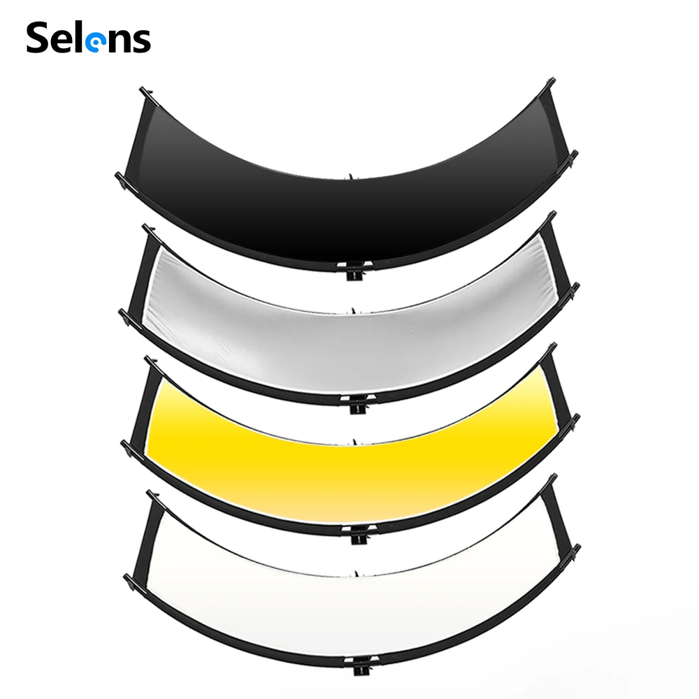 Selens 4-IN-1 U-typed 105x260cm Light Reflector Reflective Screen
