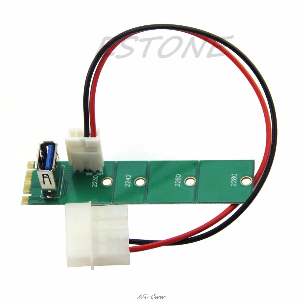 

M.2 To USB3.0 Adapter Converter Card Power Cable New