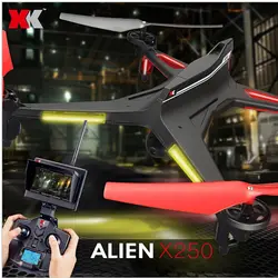 XK X250 Дистанционное управление Quadcopter 5.8 ГГц FPV-системы версия HD 2.0MP 2-mega-pixel Cam 2.4 г 4 канала 6 оси гироскопа RC Р/У симуляторы