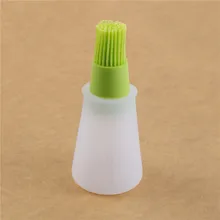 

Barbecue Cooking Tool Grill Oil Bottle Brushes Tool Heat Resisting Silicone BBQ Cleaning Basting Oil Brush 12*5.5cm