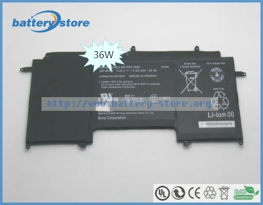 New Genuine VGP-BPS41 battery for SONY VAIO Fit 13A ,FOR SONY VIAO SVF13NA1UL , SVF13N18SCB , SVF13N25CG ,11.25V, 3140mAh, 36W,