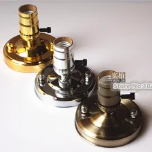 1 шт. электрическая лампочка эдисона сначала один Винтаж основание светильника E26/E27 вывинчивающейся головки UL сертификация сиденье потолочных светильников из «сделай сам»