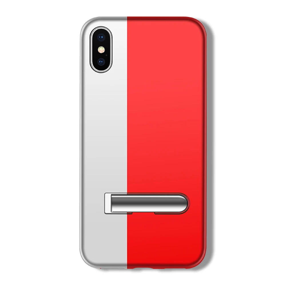 CASEIER Adsorption Magnetic Case For iPhone 7 XS MAX XR 6S X Cool Metal Magnet Cover For iPhone 6 6s 7 8 Plus X XR XS Max Holder - Цвет: Silver Red