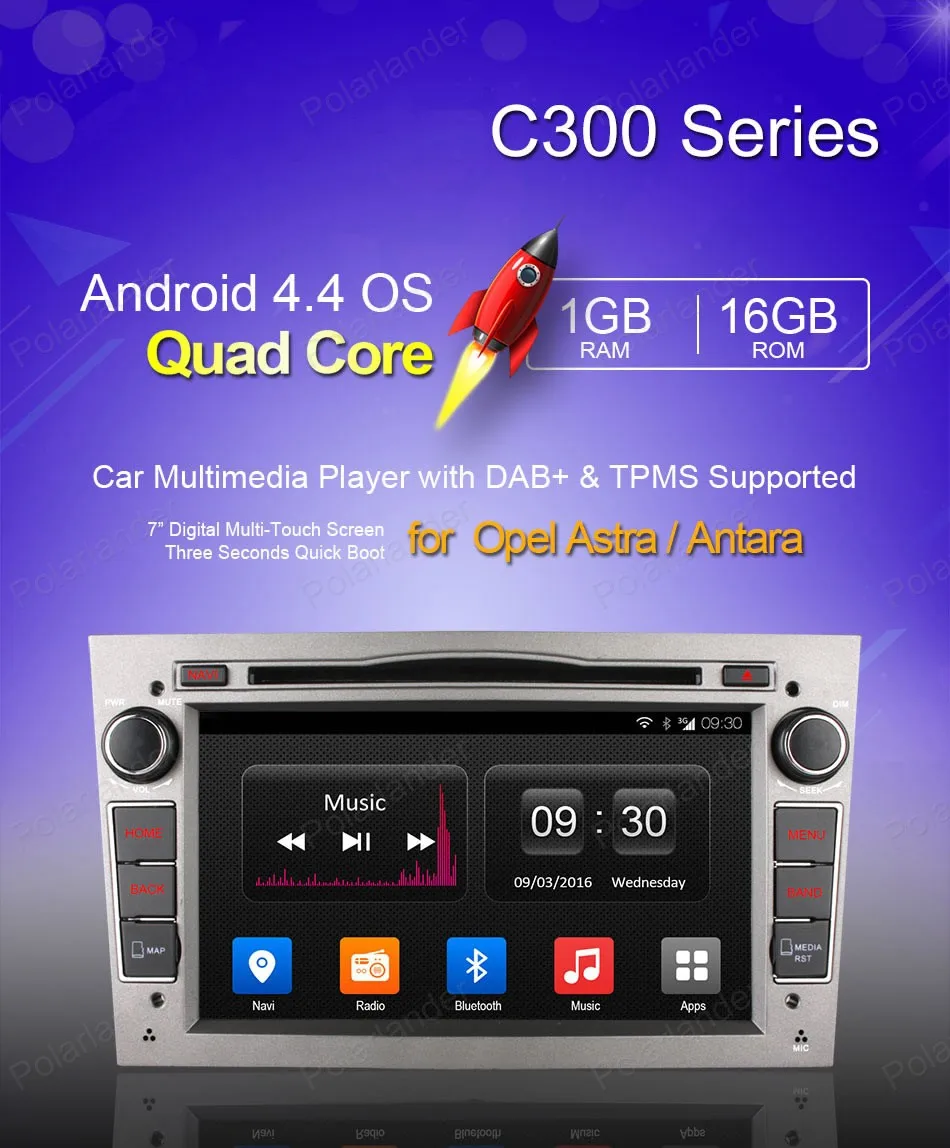 Clearance 2 din 7" GPS Stereo Radio android 4.4 for Vauxhall Opel Astra H G J Vectra Antara Zafira Corsa Quad core Car DVD Player 6