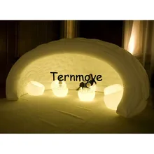 Сценическая надувная палатка luna pod air igloo тент ракушка для концерта half-moon надувная надувной купол luna палатка со светодиодной подсветкой