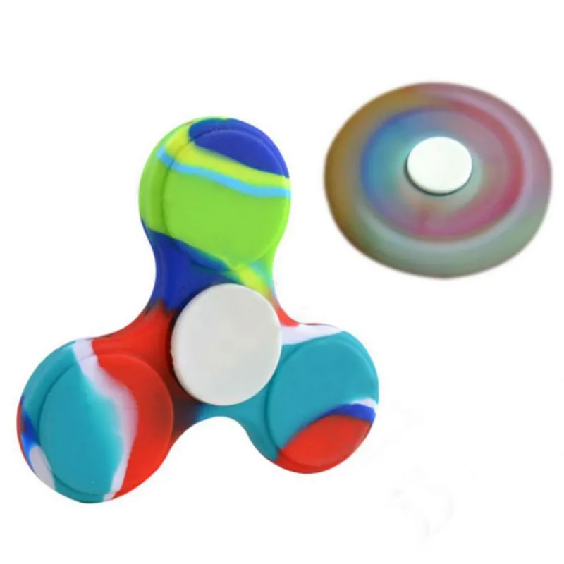 

Matte Silica gel Spinner Fidget Toy EDC Hand Toys For Autism and ADHD Rotation Time Long Anti Stress Toys