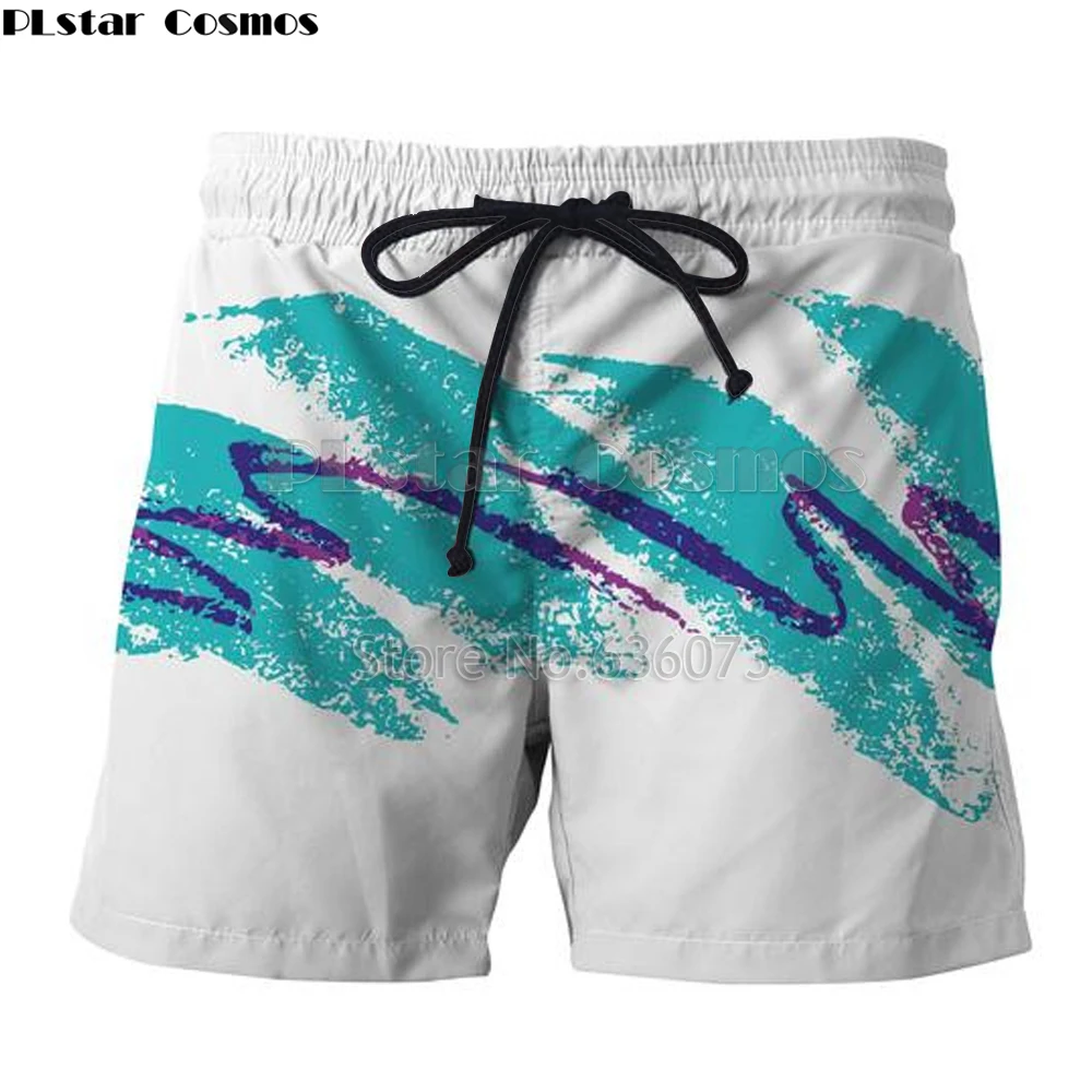 PLstar Cosmos Прямая доставка 2018 летние новые стильные мужские женские шорты 90 s бумажная толстовка с капюшоном принт 3d Повседневные крутые шорты