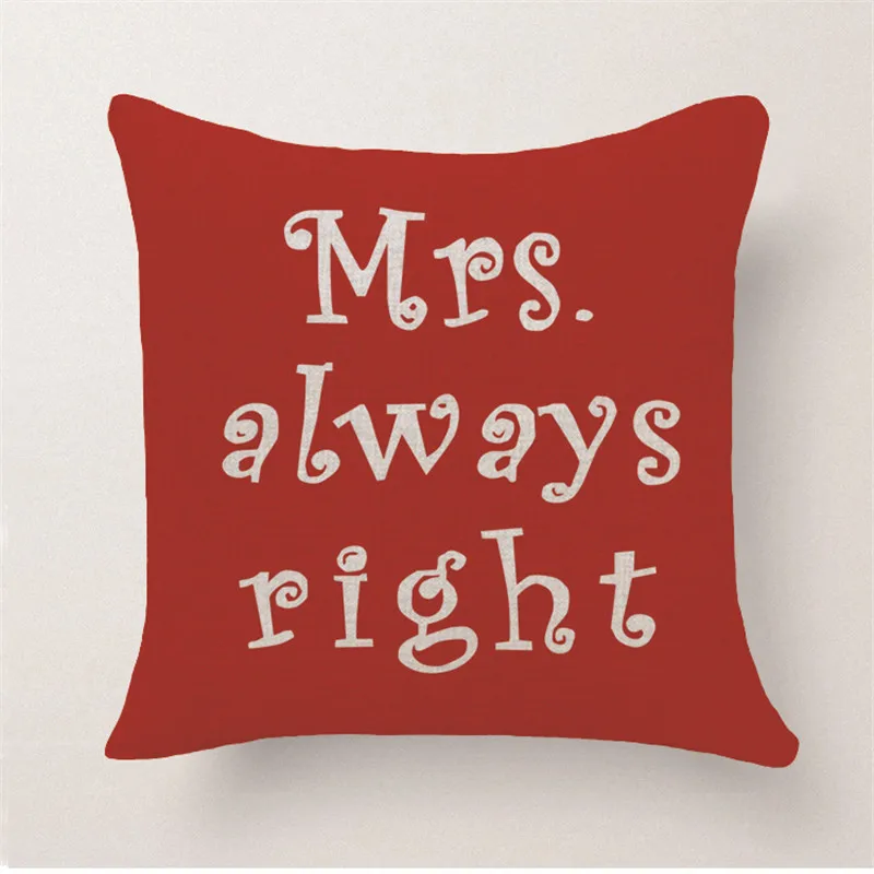 New Arrival Home Decorative Pillow Word Printed Style Throw Pillows Car Home Decor Cushion