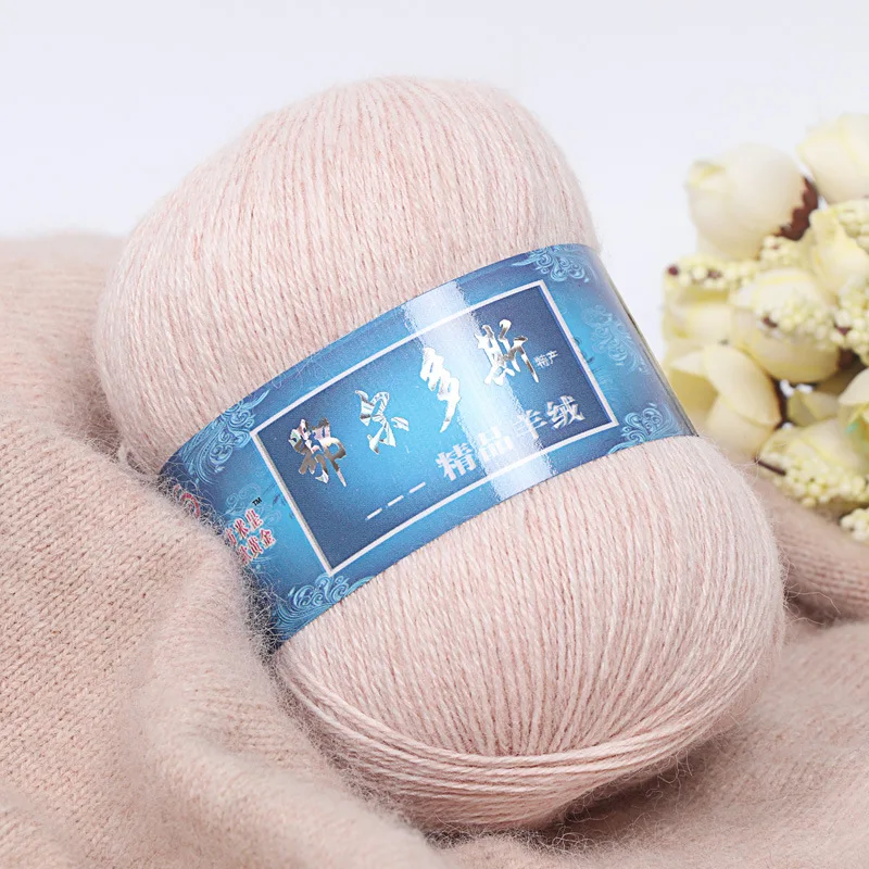 High Quality 50g /ball Mongolian Cashmere Hand-knitted Cashmere Yarn Wool Cashmere Knitting Yarn Ball Scarf Wool Yarn 2