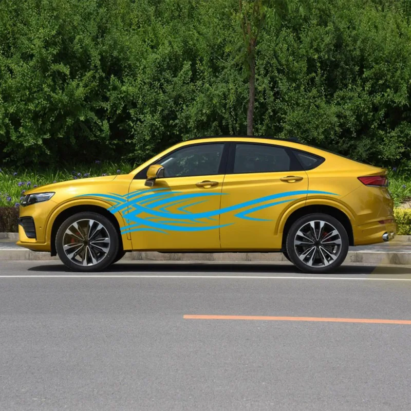 Универсальная виниловая наклейка с боковым корпусом для автомобиля большая