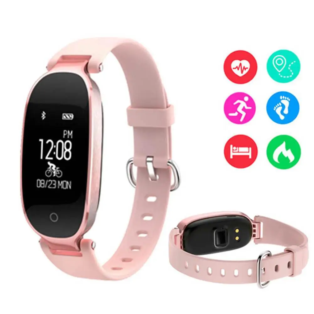 

LinTimes Multifunction Waterproof Fitness Tracker Smart Bracelet Watch Heart Rate Monitor Wristband