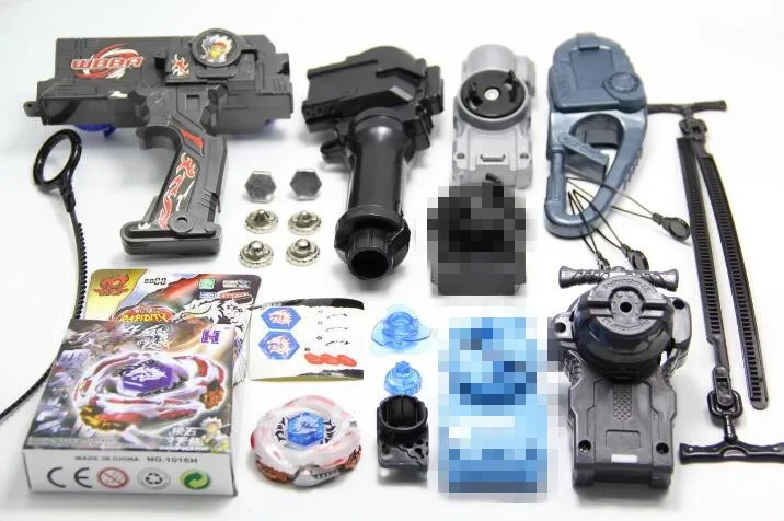 

Beyblade Duotron Dual Launcher Beyblade Variares D:D Metal Fury 4D STARTER PACK w/ BeyLauncher L-R