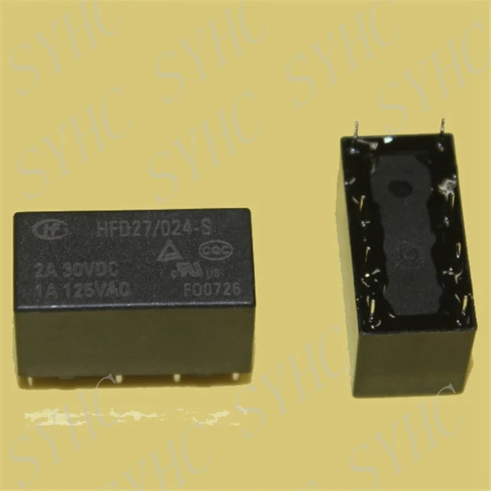 Buy 10pcs HONGFA HF HF JRC 27F 024 S HFD27 024 S 2A
