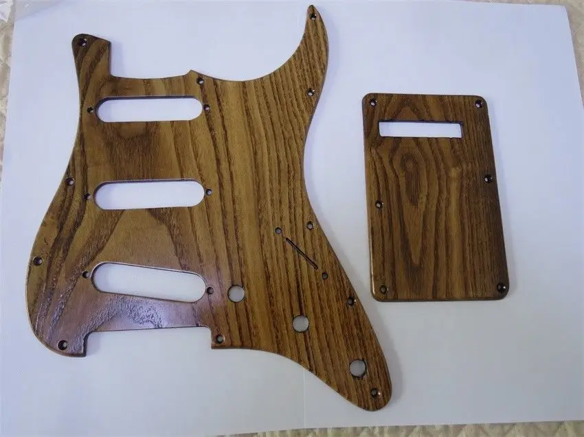 

SSS Pickguard & Backplate & Screws, Chinese scholartree for FD ST Style Guitar