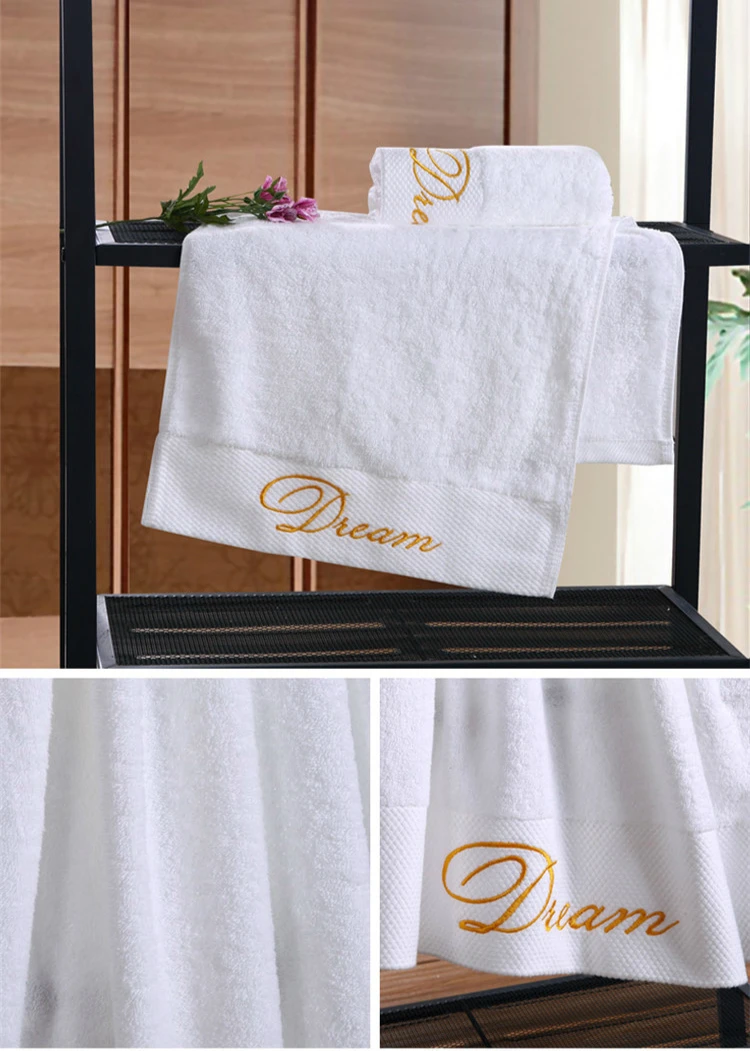 Качественное вышитое дизайнерское белое гостиничное полотенце с хлопковым полотенцем, набор полотенец для рук/лица, банное полотенце для взрослых, Мочалки с высоким абсорбентом