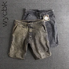 Wycbk новые мужские хлопковые льняные шорты, повседневные шорты, мужские летние шорты, одежда