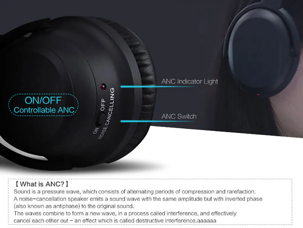 ANC Active Noise Cancelling Headphones (4)