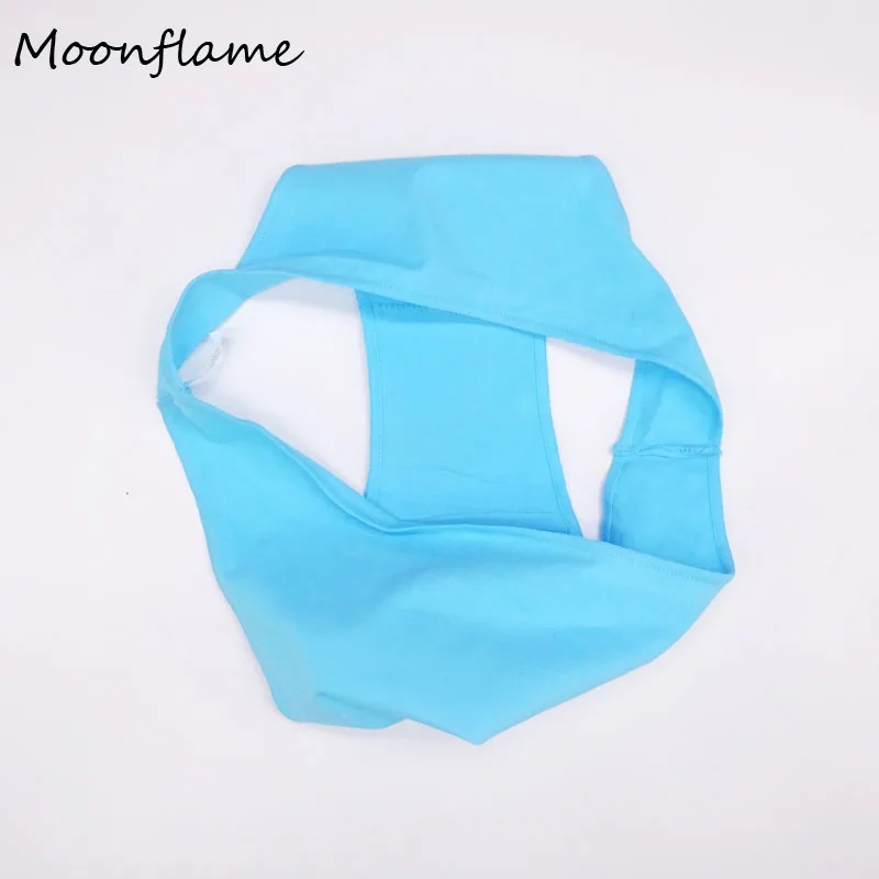 Moonflme 3 pcs/lots Women Comfortable Cotton Panties Basic Style Solid Color Briefs Underwear 89278