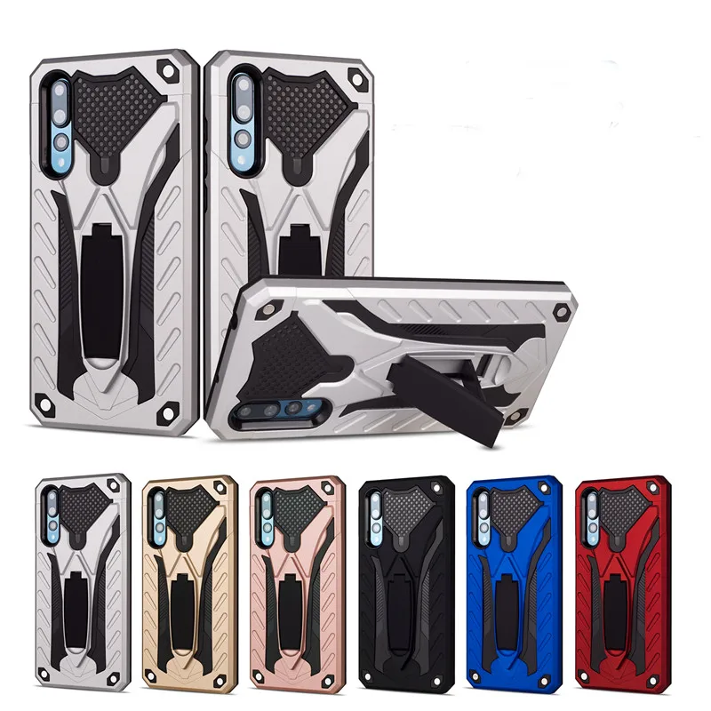 

COOKZU Fashion Shockproof Phone Case with Bracket Function for Huawei P10/P10plus/P9 Full Cover Case for Huawei P20/P20plus