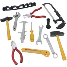 Детский ролевый ремонт игра игрушка пила молоток, ключ мальчик играть моделирование ремонт набор игрушечных инструментов моделирование театральный реквизит подарки для детей