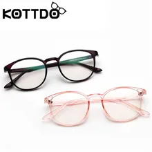 KOTTDO высокое качество Брендовая Дизайнерская обувь прозрачными стёклами, Женские Ретро оправа для очков женские Для мужчин оправа для очков Oculos