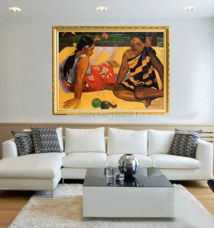 

Paul Gauguin Famous Artwork What's New Oil Painting On Canvas Skilled Artist Hand-painted Reproduction What's New Painting