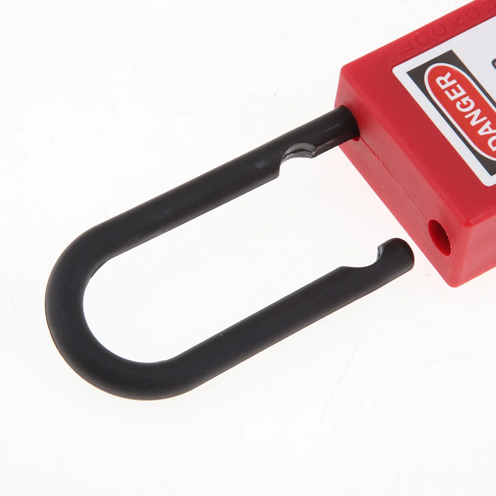 1 Piece Safety Security Lockout Padlock Keyed Lockout Tagout Safety Padlock Different PVC Stainless Steel 