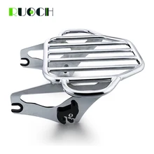 MOTORCYCLE CHROME KING DETACHABLE TWO UP LUGGAGE RACK FOR HARLEY DAVIDSON TOURING MODEL Road King Electra Road Glide MOTORCYCLE CHROME KING DETACHABLE TWO UP LUGGAGE RACK FOR HARLEY DAVIDSON TOURING MODEL Road King Electra Road Glide