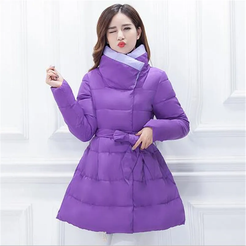 Down Jacket Female Middle long 2016 New Winter Maternity Coat Large size Women Cotton Down Jacket