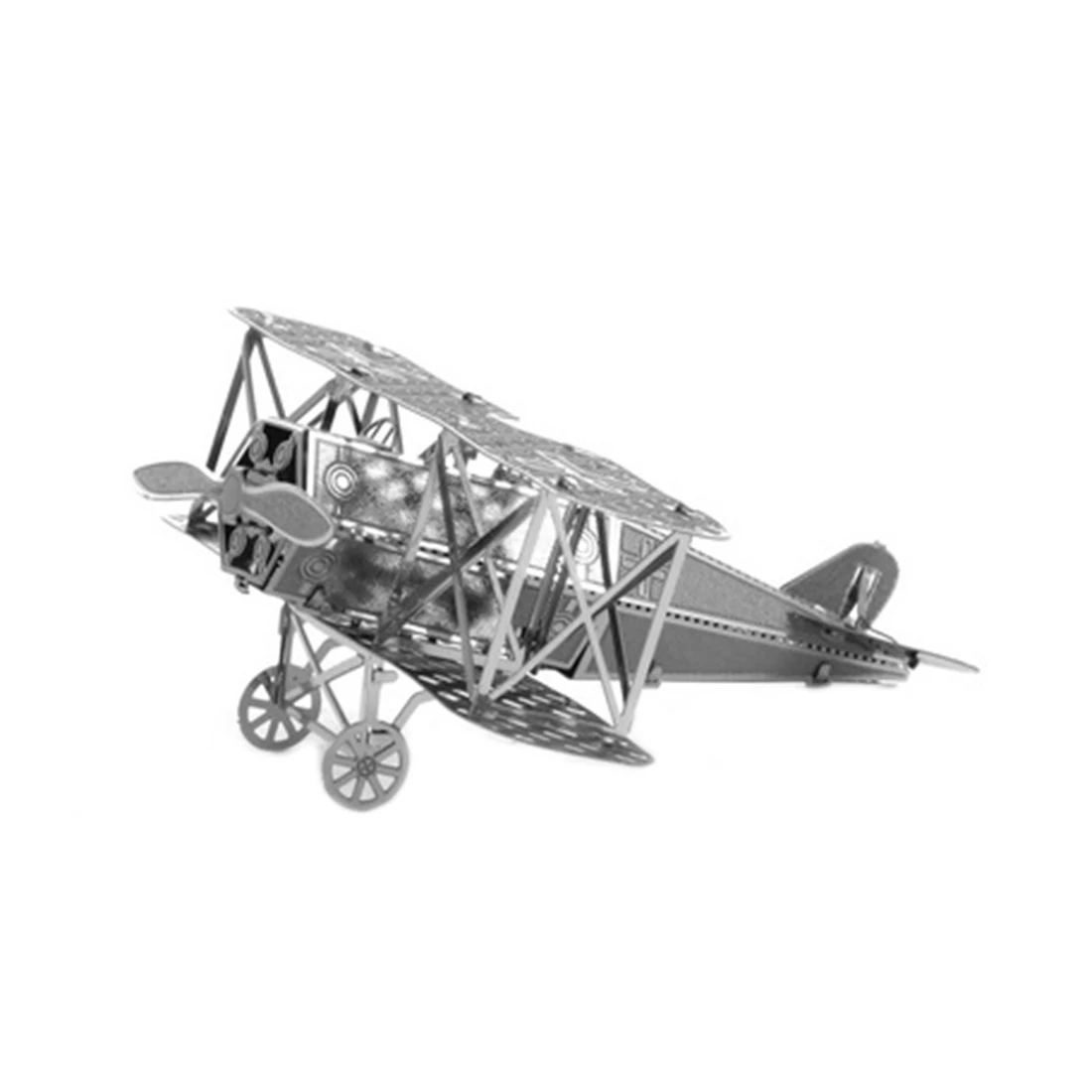 

3D Metal Puzzle Jigsaw Creative Gift DIY Assembly Model for Home Office Decor - Falk Biplane