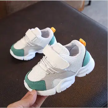 

Spring New Children Shoes Fashion Kids Soft Bottom PU Leather Sport Sneakers Baby Autumn Breathable Toddler Shoes