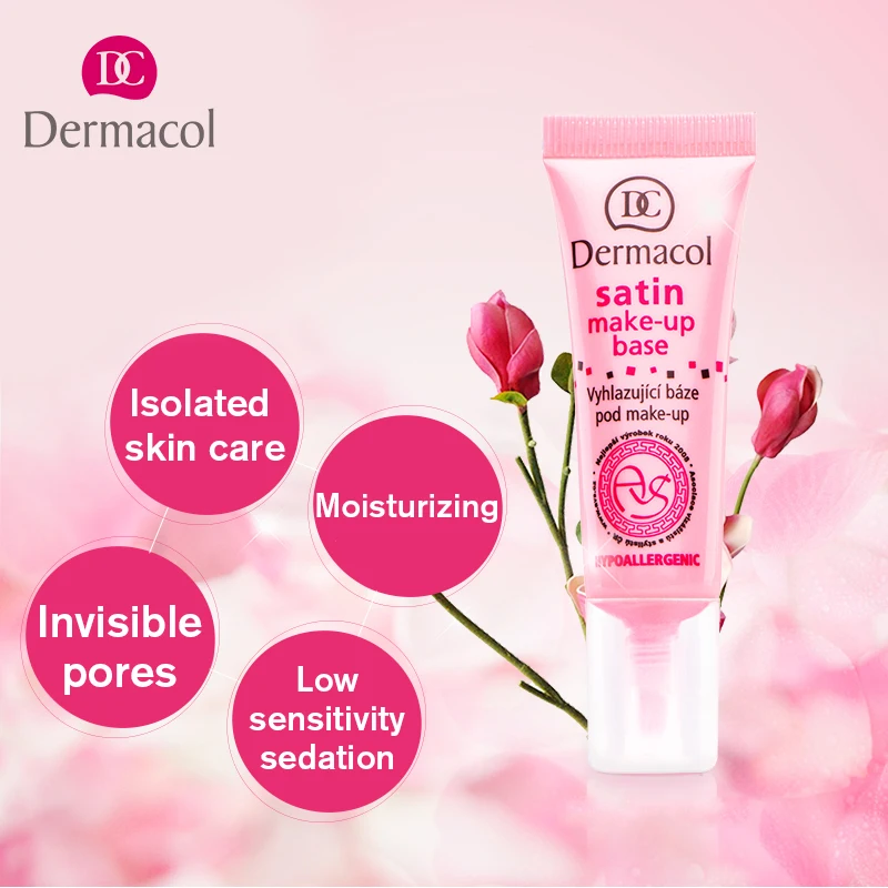 

Dermacol Face Primer Base Satin Makeup Base Hydrating Smooth Oil Control Matte Face Base Foundation Pores Invisible Moisturizer