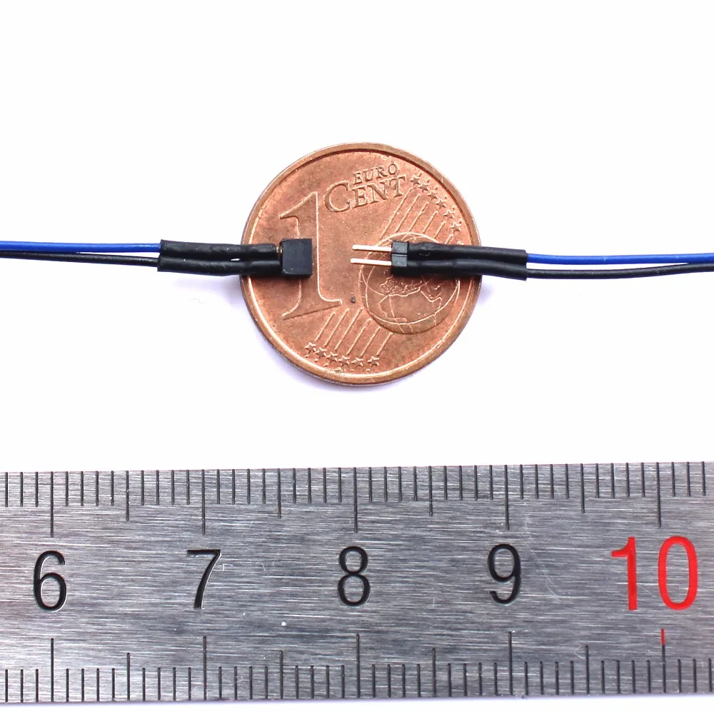2-контактный разъем Micro со штифтовым соединением, с Шаг 1,0 мм микро с быстродействующей заглушкой проводной разъем для декодер подключение/LaisDcc бренд